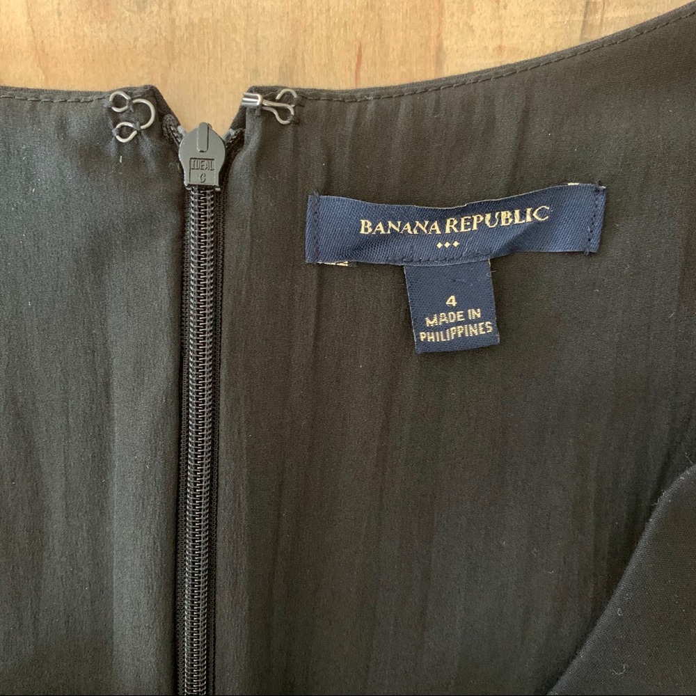 Banana Republic Black Cap Sleeve Dress - Picture 6 of 8